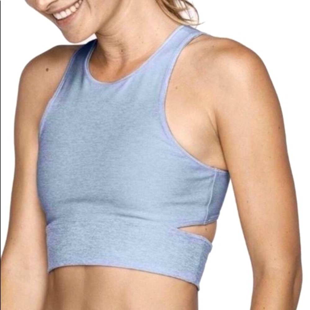 Outdoor Voice Slashback Crop Top Sports Bra